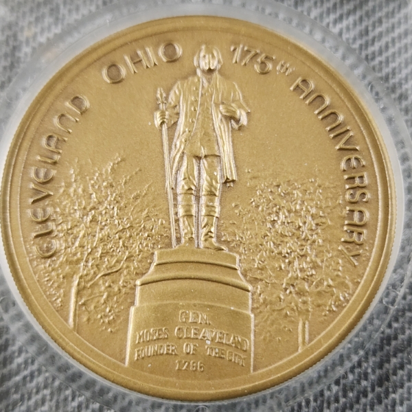 Cleveland Ohio 175th Anniversary Super Sesqui 1796-1971 Coin ~ "A Greater Greater Cleveland"