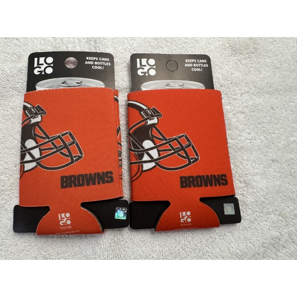 Cleveland Browns Drink Holders Set of Two - Brand New