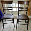 Image 1 : Set of 2 Antique Fiddle Back Chairs