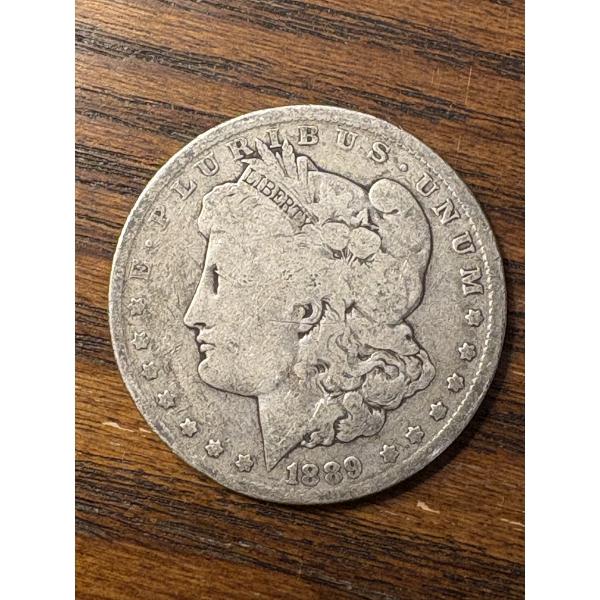 90% Silver - 1889-O Morgan Silver Dollar - FV $1.00