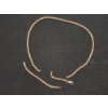Image 1 : 10K Gold Twist Chain Necklace (Damaged) - Total Weight: 4.7g