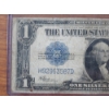 Image 3 : 1923 United States $1.00 Washington Horse Blanket Large Note in Holder - Silver Certificate