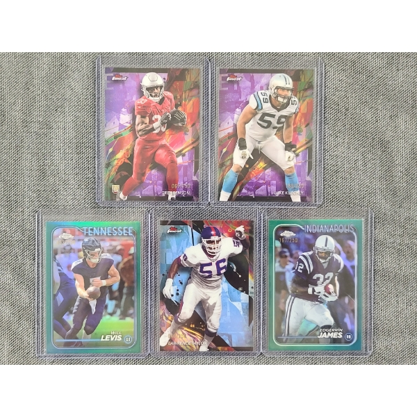 5 Assorted 2024 Topps Football Trading Cards NUMBERED /250 