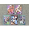 Image 1 : 5 Assorted 2024 Topps Football Trading Cards NUMBERED /250 