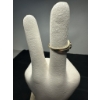 Image 6 : Stunning 14k Gold Ring with Three Stones, Total Weight 4.8g