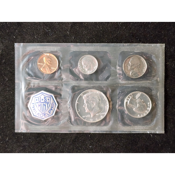 1964 United States Proof Set Ft. $0.85 Face Value in 90% Silver