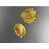 Image 3 : Degenhart Glass Hen on Nest - Yellow - ~2 inches 