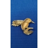 Image 2 : 14K Gold Bird Brooch Pin - Weight: 16.5g