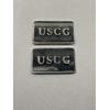 Image 1 : 2 - Extremely Rare USCG Silver 1 Gram .999 Fine Pure Silver Troy Oz Bars - Low Production Bars