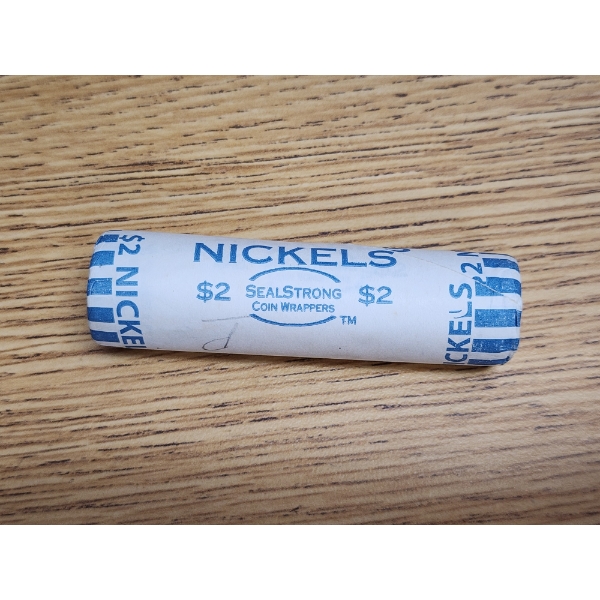 Roll of Jefferson Keelboat Nickels - Face Value: $2.00