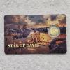 Image 1 : Republic Of Liberia 2026 Star Of David 12 Dollars 99.99% 9999 Fine Gold Coin Card - 1/1000 oz AGW