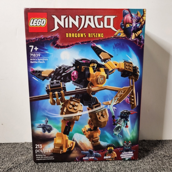 Lego Ninjago Dragon's Rising Arin's Spinjitzu Battle Mech #71839 NEW IN BOX