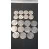 Image 1 : Assorted Years Franklin/Kennedy 90% Silver Half Dollars & Eisenhower Non-Silver Dollars FV: $15.00
