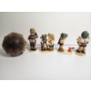 Image 4 : Lot of 5 Hummel Goebel Porcelain Figurines ft. Rare "The Photographer" #178 & "Umbrella Boy"