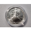 Image 2 : 1991 American Silver Eagle - 1 oz .999 Fine Silver - With Box & CoA