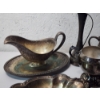 Image 6 : Large Lot of Assorted Vintage Silverplated Serving Items TW: 6.4lbs