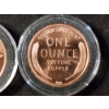 Image 6 : Lot of Two .999 Fine Copper AVDP Ounces in Protective Cases - 2017-P & 1909-S VDB Penny DESIGNS
