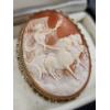 Image 3 : Gold Colored Cameo Broch With Majestic Horse Artwork 