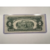 Image 2 : 1953 United States Thomas Jefferson $2.00 Bill Red Seal In Protective Holder 
