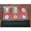 Image 1 : U.S. Proof Sets - FV $7.64 - 1973 -1974 - 1975 - 1979 - One Dollar - Half Dollar - Quarter - Dime - 