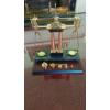 Image 2 : Vintage Brass Working Mini Scale In Perfect Condition As Shown