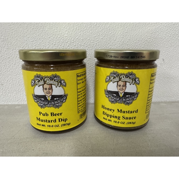Todd Bosley's World Famous Pub Beer Mustard Dip & Honey Mustard Dipping Sauce