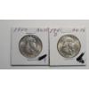 Image 1 : United States 1950 & 1951-D 90% Silver Franklin Half Dollars - Face Value: $1.00