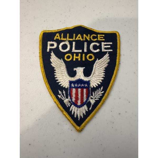 2 - Alliance, Ohio Police Shoulder Patches - Authentic & Unused 