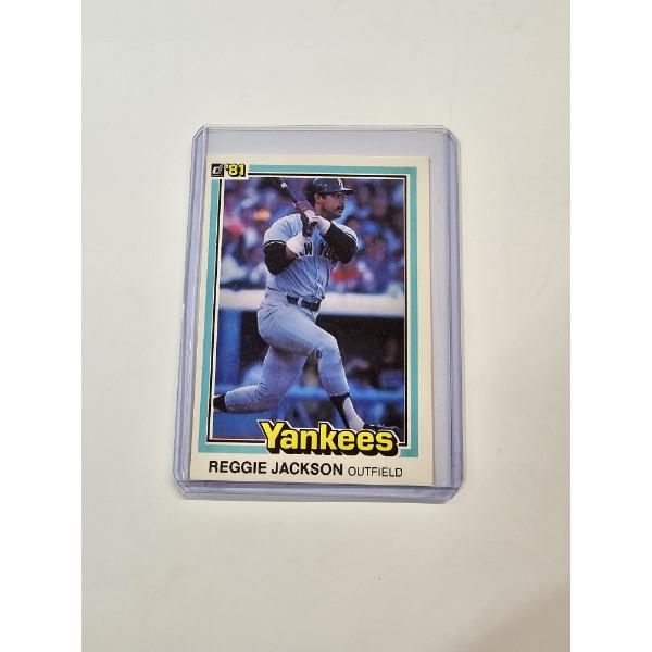 1981 Donruss Baseball Card - Reggie Jackson New York Yankees #348