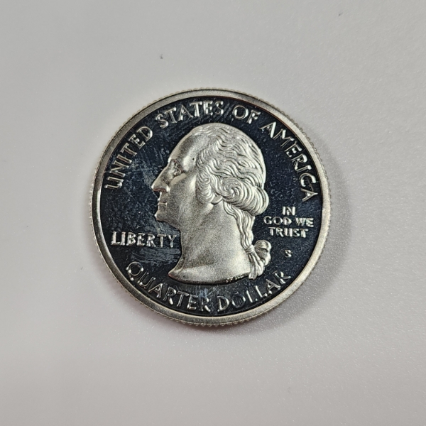 United States 90% Silver Proof State Quarter - 2002-S Indiana
