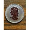 Image 3 : 1 Ounce Fine Silver - Canada Maple Leaf - Queen Elizabeth II 2013 - FV $5.00 - Encapsulated