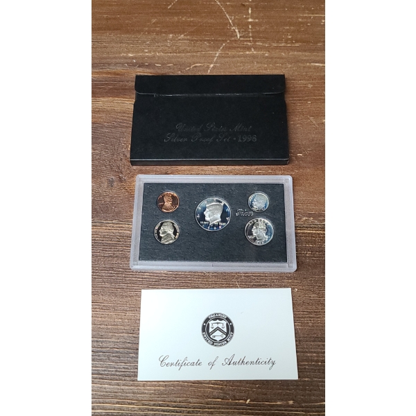 1998 United States Mint Silver Proof Coin Set