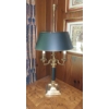 Image 2 : Excellent Brass 3 Light Den Table Lamp - 35" Tall Overall - Nice