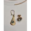 Image 2 : 10K Yellow Gold Single Earrings & Bracelet Clipped - Total Weight: 4.1g