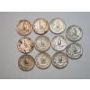 Image 2 : Lot of 11 Assorted Years Silver Quarters FV: $2.75
