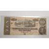 Image 2 : 1864 Confederate States Of America Richmond, Virginia $10 Note With Protective Sleeve