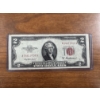 Image 1 : 1953 United States Jefferson $2.00 Bill In Protective Holder - Excellent Condition