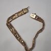 Image 5 : Stunning Detailed 14K Yellow Gold Bracelet - 7.5in - Total Weight: 12.3g