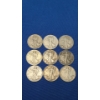 Image 1 : Assorted Years/Mint Marks 90% Silver Walking Liberty Half Dollars - Face Value: $4.50