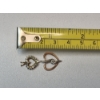 Image 6 : 2 - Heart-Shaped 10K Gold Pendants With Diamond - Total Weight: 2.1g