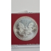 Image 4 : United States 2000 1 Troy Ounce .999 Fine Silver American Eagle In Small Display Case