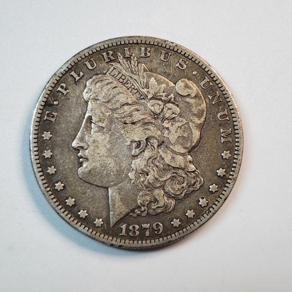 1879-S Morgan Silver Dollar - 90% Silver United States Coin 