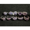 Image 1 : Ten Gorgeous Sterling Silver Rings Ft. Tanzanite & Topaz - Weighing Total of 40.6 Grams