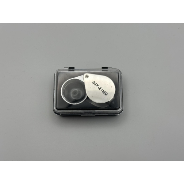 High Quality Jewelers Loupe 30x21mm w/ Protective Case