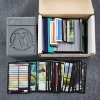 Image 5 : Magic The Gathering Deck Box With Deck in Sleeves & Box of Assorted Lands 