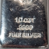 Image 2 : CNT 10 Troy Ounce Silver Eagle Bar - .9999 Fine Silver - Sealed! 