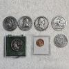 Image 1 : Collection Of Seven Vintage Commemorative Medallions and Coins