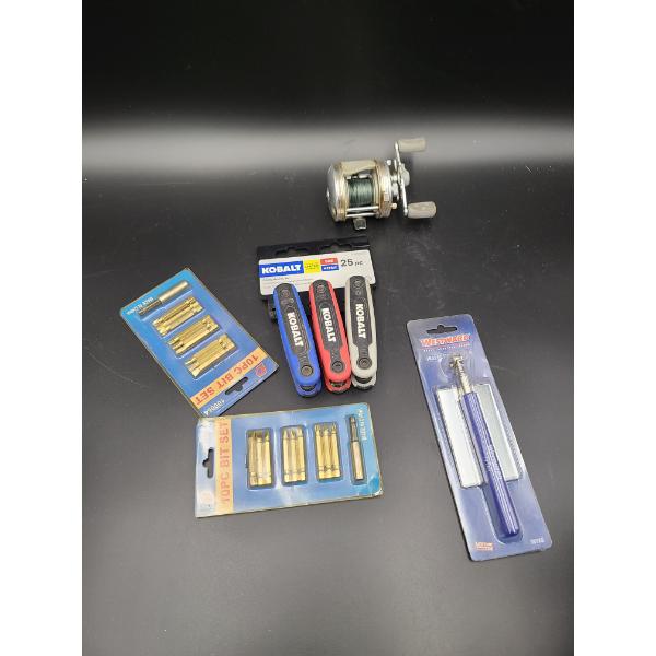Kobalt Folding Hex Key Set 25 pc - Fishing Rod - Westward Built Industrial Tough - (2) 10-piece bit 