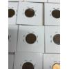 Image 9 : Assorted Pennies in Labeled Cards in basket- 1957-D - 1958's - Some with Die Cracks & Errors - FV $0