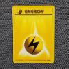 Image 1 : Yellow Lightning Energy 100/102 Vintage Base Set Pokemon Trading Card - Near Mint Condition